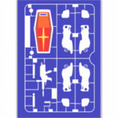 Sticker rx-78 gundam gunpla plamo modèle runner kit ray (Devant)