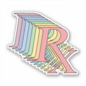 Sticker RX coloré - De mignons pharmaciens (Devant)