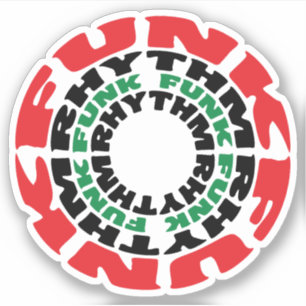 Sticker Rythme funk Funk de Funk