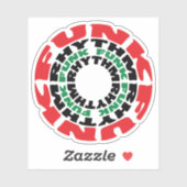 Sticker Rythme funk Funk Rhythme funk (Feuille)