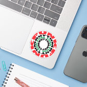 Sticker Rythme funk Funk Rhythme funk (Ordinateur portable avec iPhone)