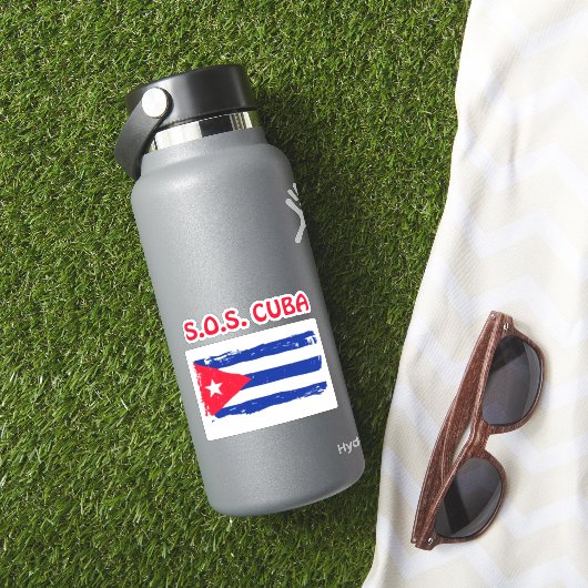 STICKER S.O.S. CUBA (HydroFlask Insitu)