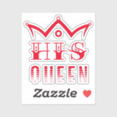 Sticker Sa Reine (Feuille)