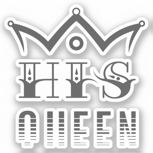 Sticker Sa Reine (Recto)