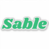 Sticker Sable (Devant)