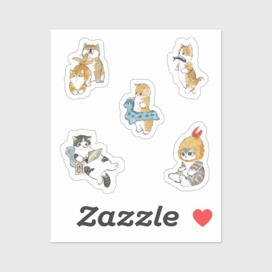 Sticker Sable Mofu (Feuille)
