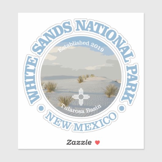 Sticker Sables blancs (NP2) (Feuille)