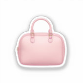 Sticker Sac à main rose Emoji (Recto)