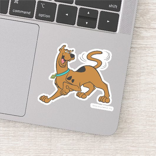 Sticker Sac à queue Scooby-Doo (Détail)