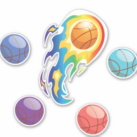 Sticker sac de basket (Devant)