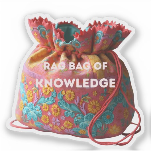 Sticker Sac de connaissances (Devant)