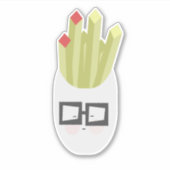 Sticker Sac de frites mignon dessin animé (Devant)