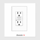 Sticker Sac de plaque de prise d'alimentation défectueuse (Feuille)