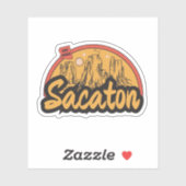 Sticker Sacaton, Arizona (Feuille)