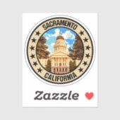 Sticker Sacramento (Feuille)
