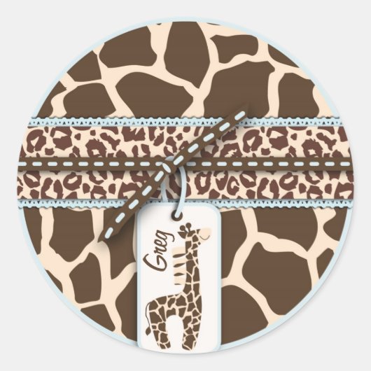 Sticker Safari Boy C (Devant)