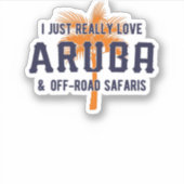 Sticker Safaris Aruba et hors route (Devant)