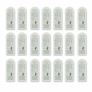 Sticker Sage 8 oz Bouth Jar valeur nutritive avec le vinyl