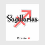 Sticker Sagittarius (Feuille)