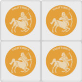 Sticker Sagittarius, Zodiac Sign, Horoscope, Astrology (Devant)