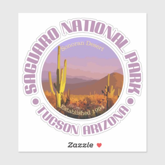 Sticker Saguaro NP (Feuille)