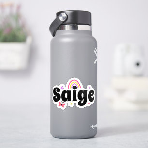 Sticker Saige nom joli design
