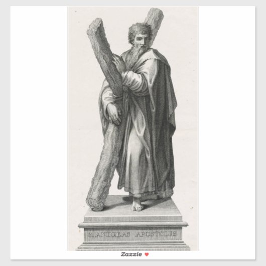 Sticker Saint André l'apôtre, premier disciple (Feuille)