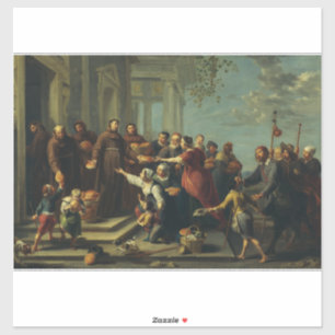 Sticker Saint Antoine de Padoue par Willem van Herp