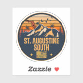 Sticker Saint-Augustin Sud, Floride (Feuille)