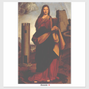Sticker Saint Barbara par Giovanni Antonio Boltraffic io