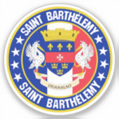 Sticker Saint Barthélemy (Recto)