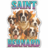 Sticker Saint Bernard  (Devant)