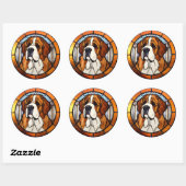 Sticker Saint Bernard Dog (Feuille)
