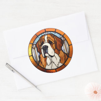 Sticker Saint Bernard Dog
