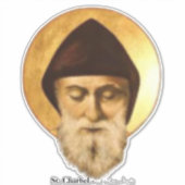 Sticker Saint Charbel, Église maronite (Devant)