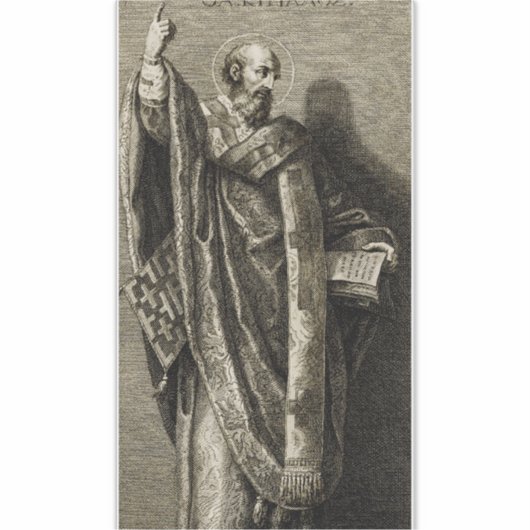 Sticker Saint Cyrille de Jérusalem (Devant)