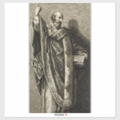 Sticker Saint Cyrille de Jérusalem (Feuille)