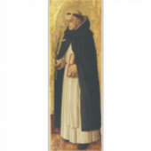 Sticker Saint Dominique par Carlo Crivelli (Devant)