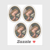 Sticker Saint Gabriel l'Archange (M 035) - 4Up (Feuille)