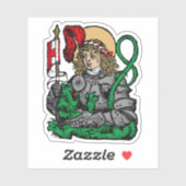 Sticker Saint George et le Dragon (Nuremberg) 1Up (Feuille)