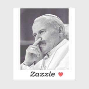 Sticker Saint Jean Paul II Le Grand Communicateur Beaux-Ar
