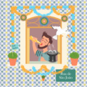 Sticker Saint John Portugais Festa Voisin (Devant)