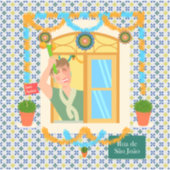 Sticker Saint John Portugais Festa Voisin (Devant)