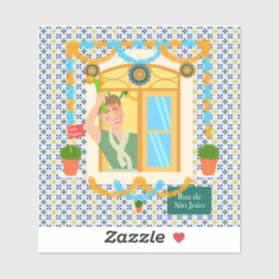 Sticker Saint John Portugais Festa Voisin