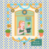 Sticker Saint John Portugais Festa Voisin (Devant)