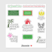 Sticker Saint-Joseph Jour Illustré 9 pièces Trad catholiqu (Feuille)