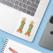 Sticker Saint Joseph, protecteur de l'Église (VVP 09) - 2U (Ordinateur portable avec iPhone)