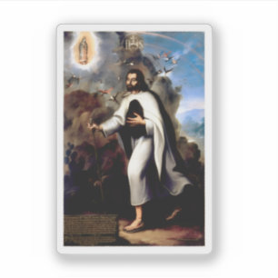 Sticker Saint Juan Diego par Miguel Cabrera, 1752