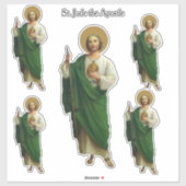Sticker Saint-Jude, Apôtre de Jésus (Feuille)