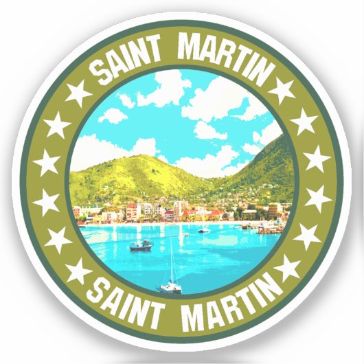 Sticker Saint Martin (Recto)